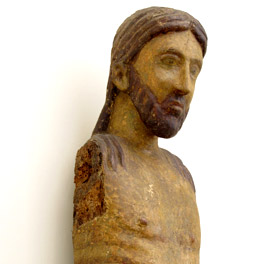 restauro Cristo ligneo bizantino